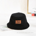 Moda Cordeiro Lã Vintage Furry Bucket Hat